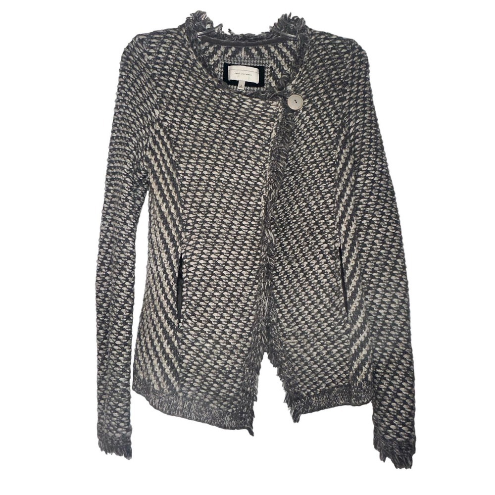 Angel of the North Anthropologie size Small Tipperary Twill Fringe Jacket